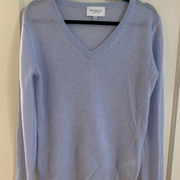 Sparkz cashmere v neck sweater - Picture 1 of 4